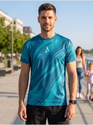 Männer funktionaler T -Shirt Premium ALTISPORT VOJ/ALM072TR01 KEROSIN