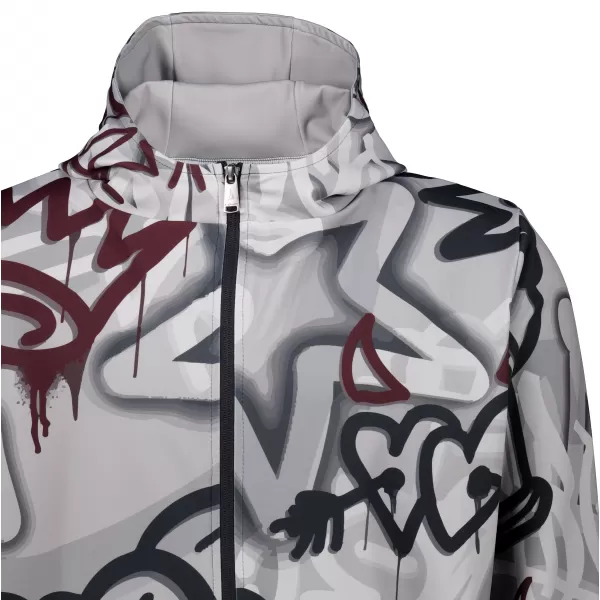  Herren -Sweatshirt auf Reißverschlussprämie ALTISPORT VOJ/ALM054MI02 DUNKELGRAU 