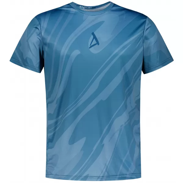  Männer funktionaler T -Shirt Premium ALTISPORT VOJ/ALM072TR01 MITTERNACHT BLAU 