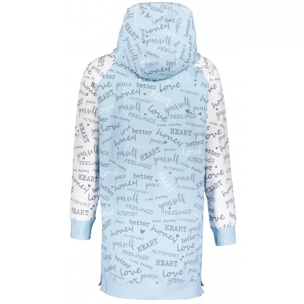  Funktionaler Sweatshirt -Prämie von Frauen ALTISPORT VOJ/ALW067MI03 BABYBLAU 