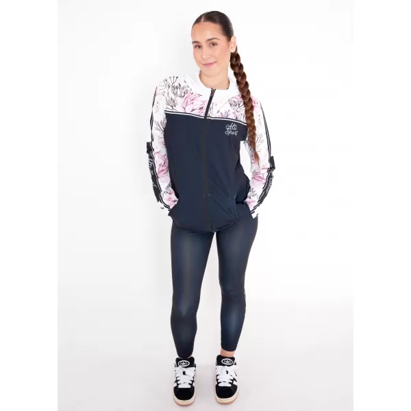  Frauen -Sweatshirt bei Reißverschlussprämie ALTISPORT VOJ/ALW008MI02 SCHWARZ 