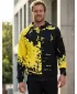 Herren -Sweatshirt auf Reißverschlussprämie ALTISPORT VOJ/ALM057MI02 FLUO GELB