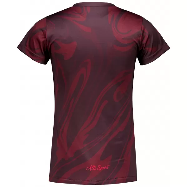  Frauenfunktional T -Shirt Premium ALTISPORT VOJ/ALW072TR01 WEINROT 