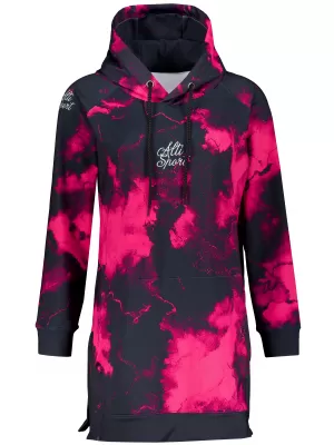 Funktionaler Sweatshirt -Prämie von Frauen ALTISPORT VOJ/ALW066MI03 SCHWARZ -PINK