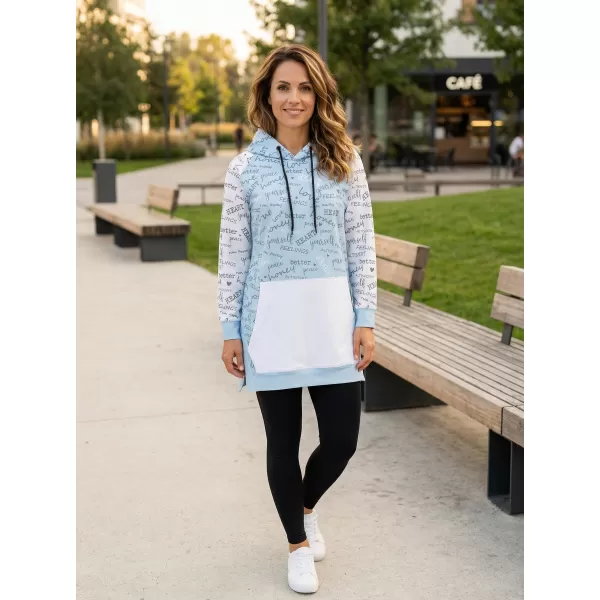  Funktionaler Sweatshirt -Prämie von Frauen ALTISPORT VOJ/ALW067MI03 BABYBLAU 