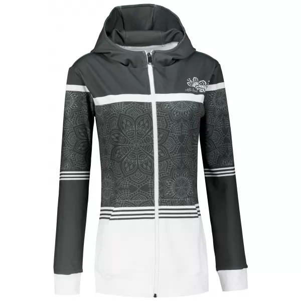  Frauen -Sweatshirt bei Reißverschlussprämie ALTISPORT VOJ/ALW023MI02 GRAU 