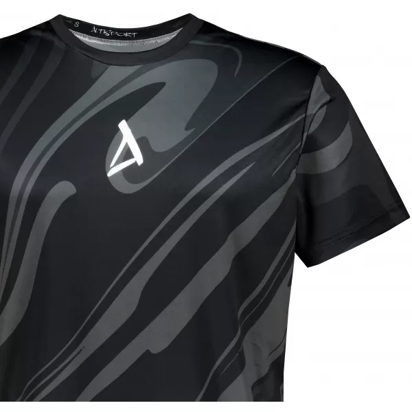  Männer funktionaler T -Shirt Premium ALTISPORT VOJ/ALM072TR01 SCHWARZ 