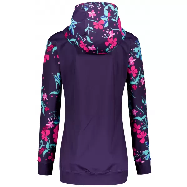  Frauen -Sweatshirt bei Reißverschlussprämie ALTISPORT VOJ/ALW063MI02 FUCHSIE 