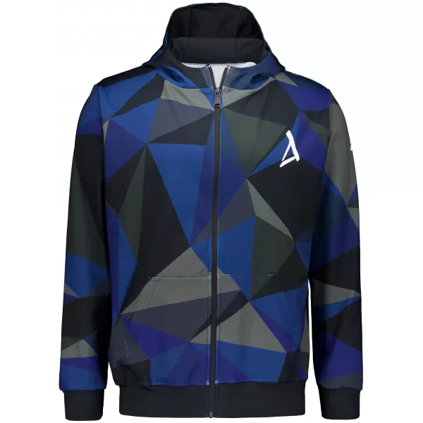  Herren -Sweatshirt auf Reißverschlussprämie ALTISPORT VOJ/ALM007MI02 DUNKELBLAU 