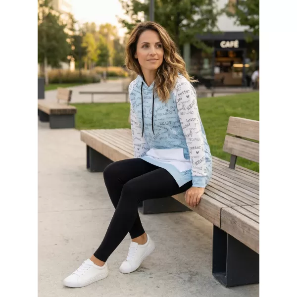  Funktionaler Sweatshirt -Prämie von Frauen ALTISPORT VOJ/ALW067MI03 BABYBLAU 