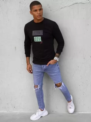 Herren -Sweatshirt DSTREET BX5376 SCHWARZ