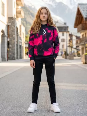 Premium Baby Sweatshirt ALTISPORT VOJ/ALK066MI01 SCHWARZ -PINK