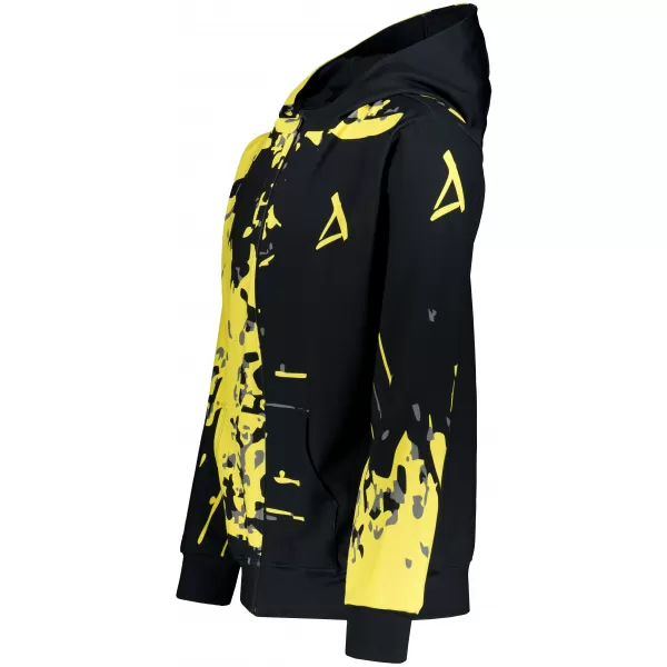  Herren -Sweatshirt auf Reißverschlussprämie ALTISPORT VOJ/ALM057MI02 FLUO GELB 