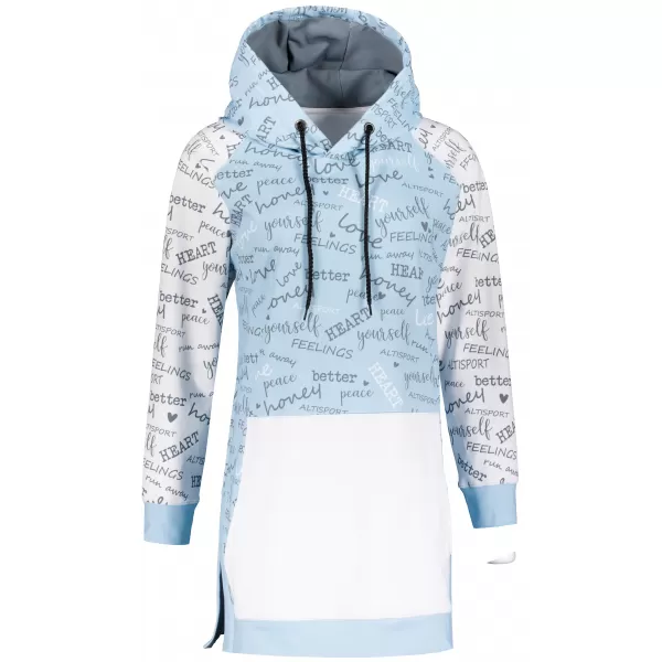  Funktionaler Sweatshirt -Prämie von Frauen ALTISPORT VOJ/ALW067MI03 BABYBLAU 