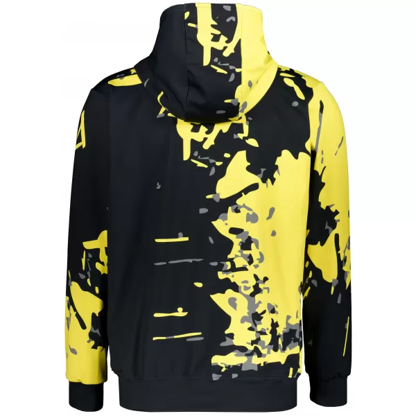  Herren -Sweatshirt auf Reißverschlussprämie ALTISPORT VOJ/ALM057MI02 FLUO GELB 