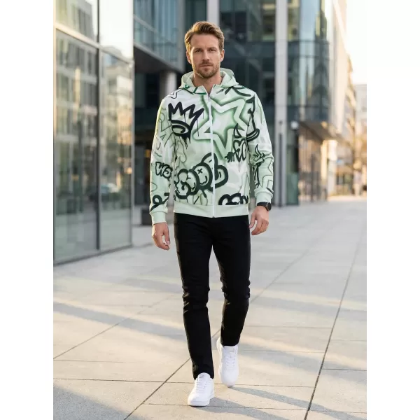  Herren -Sweatshirt auf Reißverschlussprämie ALTISPORT VOJ/ALM054MI02 GRÜN 