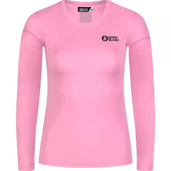  Weibliches funktionelles Hemd NORDBLANC SUCCESS NBSLF8030 ROSA 