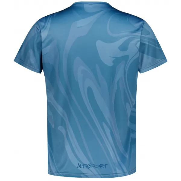  Männer funktionaler T -Shirt Premium ALTISPORT VOJ/ALM072TR01 MITTERNACHT BLAU 