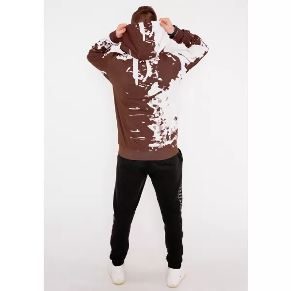  Herren -Sweatshirt auf Reißverschlussprämie ALTISPORT VOJ/ALM057MI02 BRAUN 