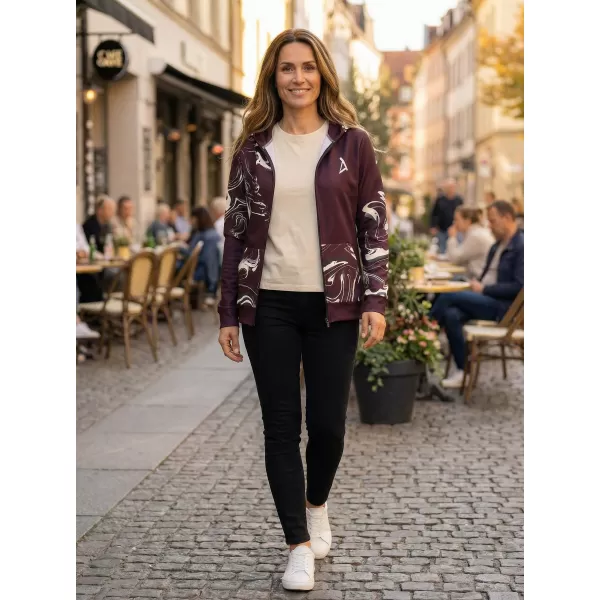  Frauen -Sweatshirt bei Reißverschlussprämie ALTISPORT VOJ/ALW064MI02 ERZ 