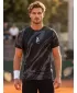 Männer funktionaler T -Shirt Premium ALTISPORT VOJ/ALM072TR01 SCHWARZ