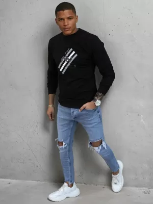 Herren -Sweatshirt DSTREET BX5364 SCHWARZ
