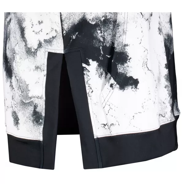  Funktionaler Sweatshirt -Prämie von Frauen ALTISPORT VOJ/ALW066MI03 WEIß -UND -SCHWARZ 