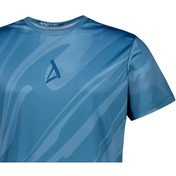  Männer funktionaler T -Shirt Premium ALTISPORT VOJ/ALM072TR01 MITTERNACHT BLAU 