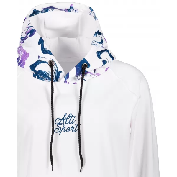  Funktionaler Sweatshirt -Prämie von Frauen ALTISPORT VOJ/ALW065MI03 WEIß/LILA 