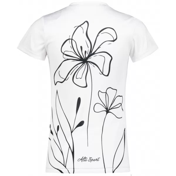  Frauenfunktional T -Shirt Premium ALTISPORT VOJ/ALW075TR01 WEIß 