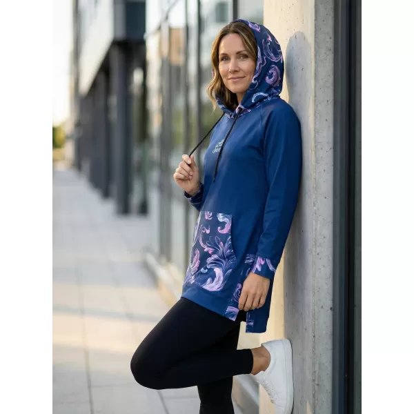  Funktionaler Sweatshirt -Prämie von Frauen ALTISPORT VOJ/ALW065MI03 DUNKELBLAU 