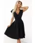 Kleid NUMOCO SCARLETT 348-10 SCHWARZ MIT GLITZER