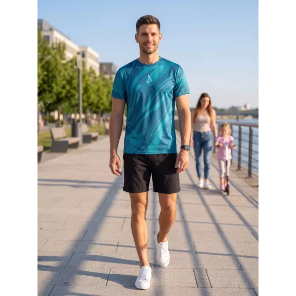  Männer funktionaler T -Shirt Premium ALTISPORT VOJ/ALM072TR01 KEROSIN 