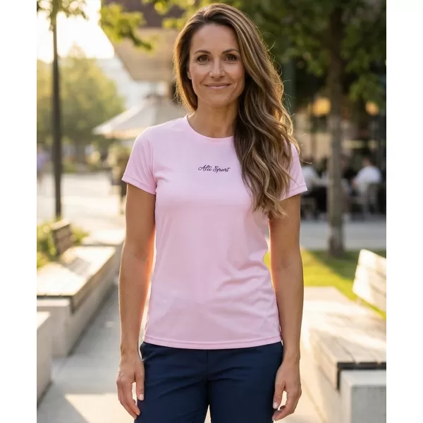  Frauenfunktional T -Shirt Premium ALTISPORT VOJ/ALW075TR01 BABY PINK 