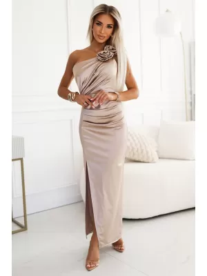 Kleid NUMOCO AURORA 580-1 BEIGE