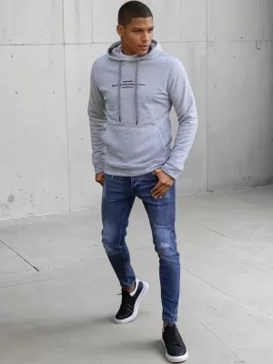 Herren Sweatshirt DSTREET BX5459 HELLGRAU