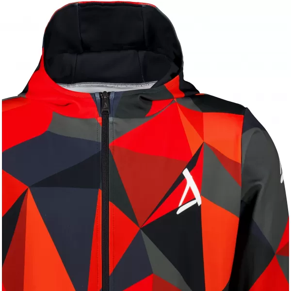  Herren -Sweatshirt auf Reißverschlussprämie ALTISPORT VOJ/ALM007MI02 ROT 