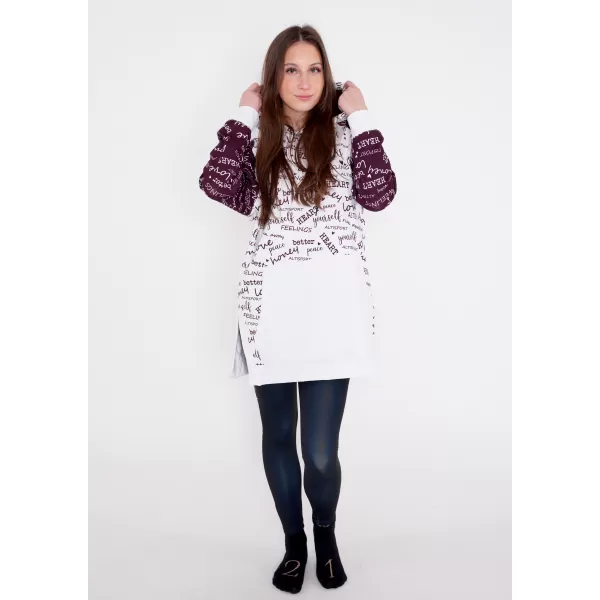  Funktionaler Sweatshirt -Prämie von Frauen ALTISPORT VOJ/ALW067MI03 BURGUND 