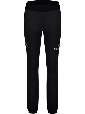 Leicht wasserdichte Softshellhosen für Frauen in Frauen NORDBLANC FINDING NBWPL8104 SCHWARZ