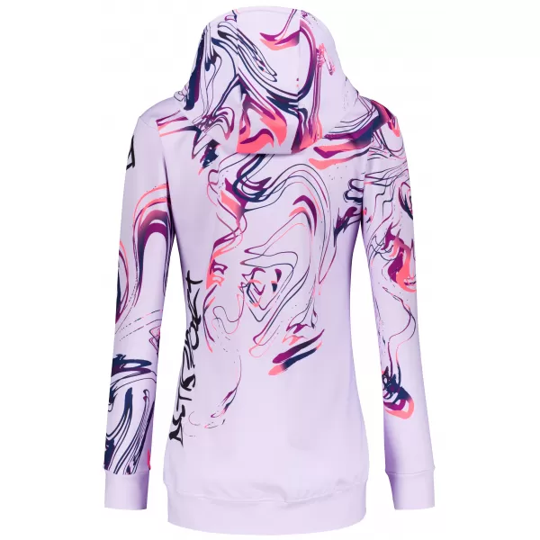  Frauen -Sweatshirt bei Reißverschlussprämie ALTISPORT VOJ/ALW064MI02 LILA 