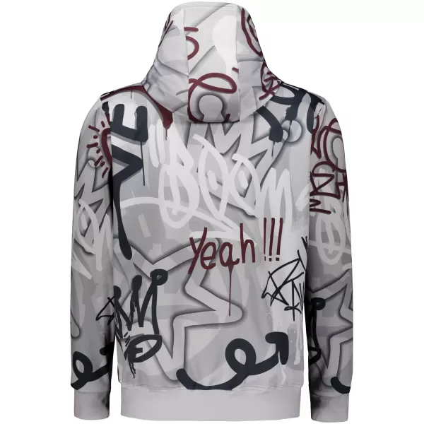  Herren -Sweatshirt auf Reißverschlussprämie ALTISPORT VOJ/ALM054MI02 DUNKELGRAU 