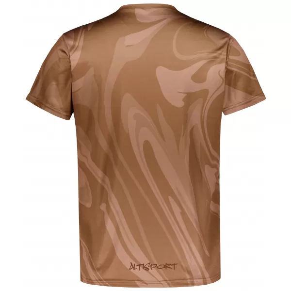  Männer funktionaler T -Shirt Premium ALTISPORT VOJ/ALM072TR01 BRAUN 