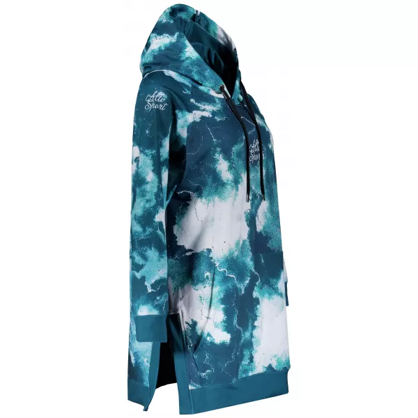  Funktionaler Sweatshirt -Prämie von Frauen ALTISPORT VOJ/ALW066MI03 GRÜN -BLUE 