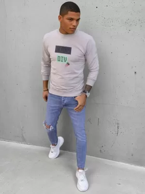 Herren Sweatshirt DSTREET BX5375 BEIGE