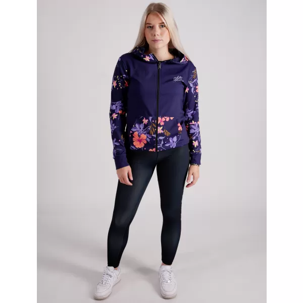  Frauen -Sweatshirt bei Reißverschlussprämie ALTISPORT VOJ/ALW063MI02 DUNKELVIOLETT 