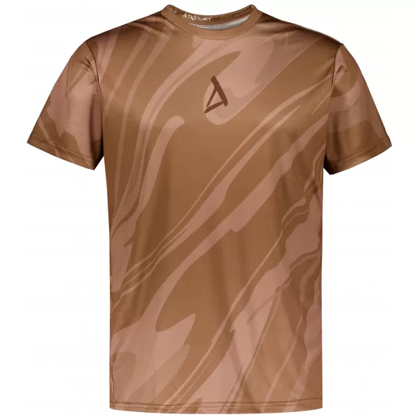  Männer funktionaler T -Shirt Premium ALTISPORT VOJ/ALM072TR01 BRAUN 