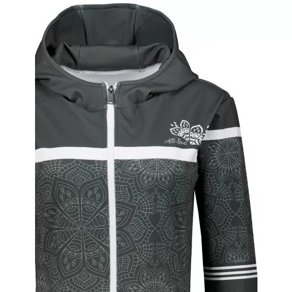  Frauen -Sweatshirt bei Reißverschlussprämie ALTISPORT VOJ/ALW023MI02 GRAU 