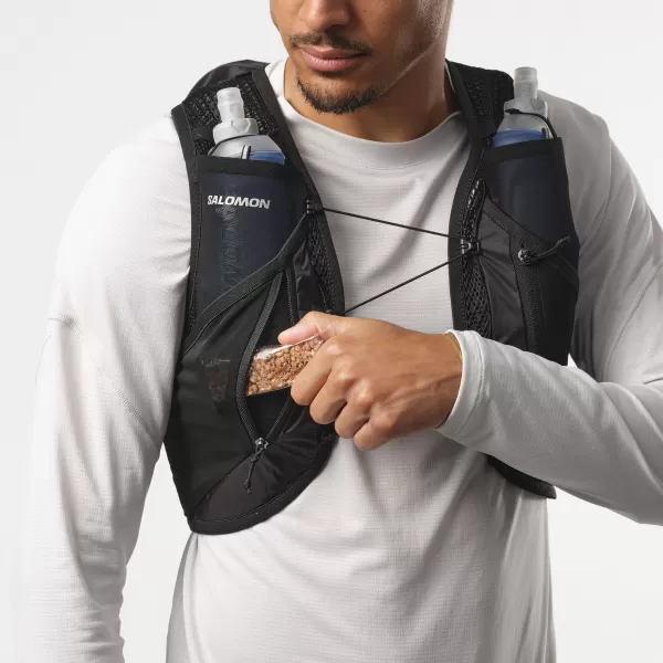  Herrenrucksack SALOMON ACTIVE SKIN 12 SET LC2177400 SCHWARZ/METALL 