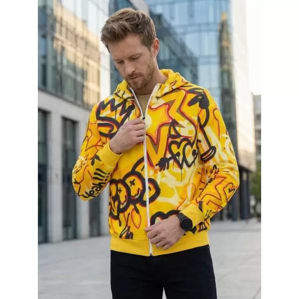 Herren -Sweatshirt auf Reißverschlussprämie ALTISPORT VOJ/ALM054MI02 BERNSTEIN 