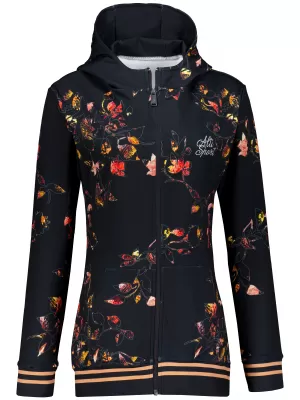 Frauen -Sweatshirt bei Reißverschlussprämie ALTISPORT VOJ/ALW024MI02 SCHWARZ